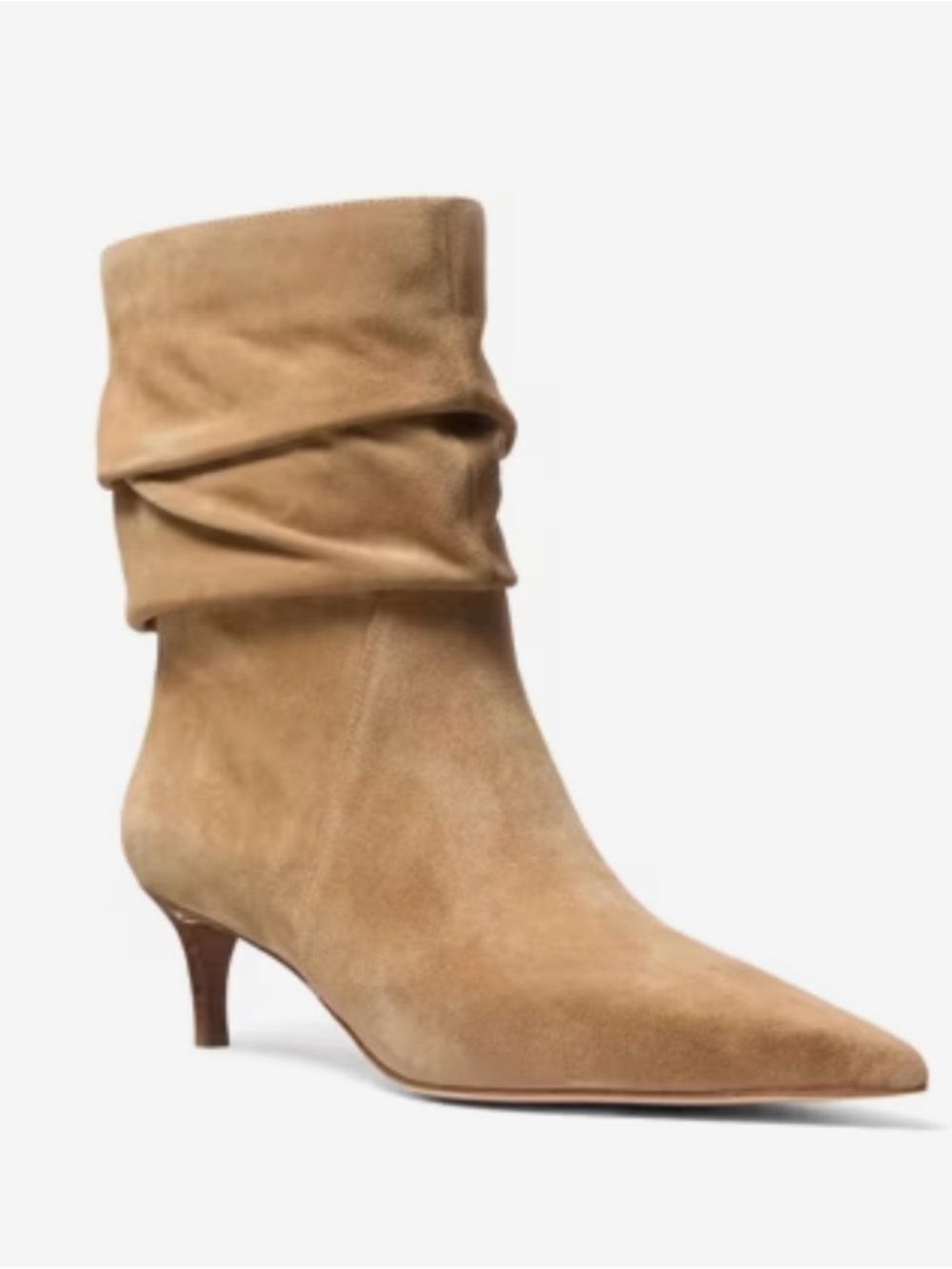 MICHAEL KORS Suede Slouch Ankle Boot